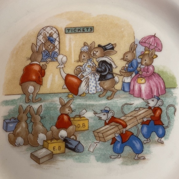 1984 “Bunnykins” Royal Doulton Tableware LTD 1936 Golden Jubilee Celebration 8” - Picture 2 of 9